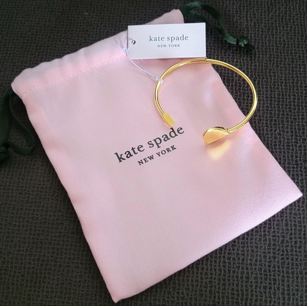 ✨️HP✨️ Kate Spade♠ Gold💛 "Heritage Spade" Cuff Bracelet - NWT